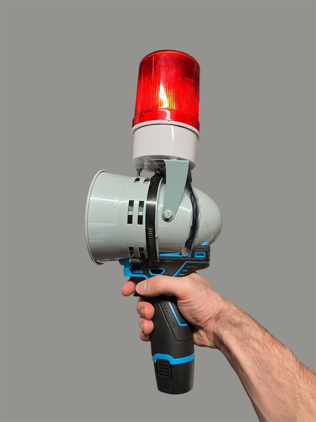 Air Raid Siren Emergency Light WITH Battery and Charger
