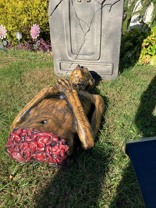 Corpse Half Body Horror Prop. Halloween Haunted Scenery. PICKUP ONLY