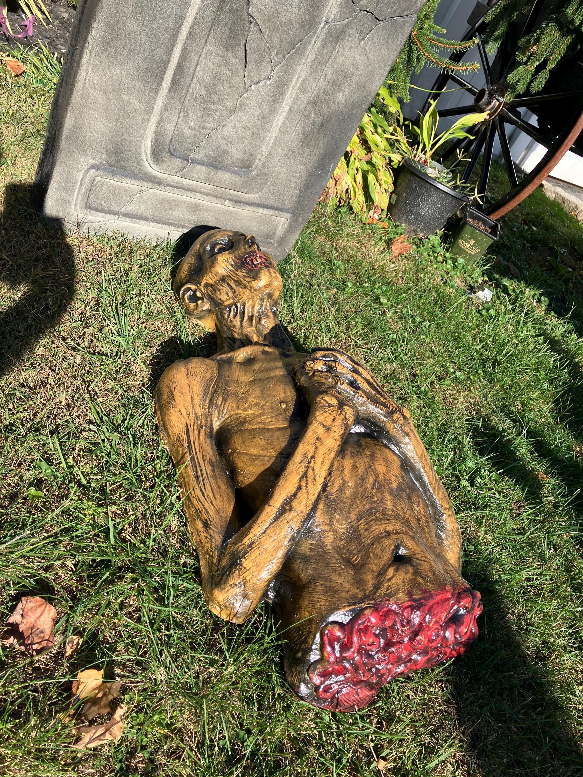 Corpse Half Body Horror Prop. Halloween Haunted Scenery. PICKUP ONLY