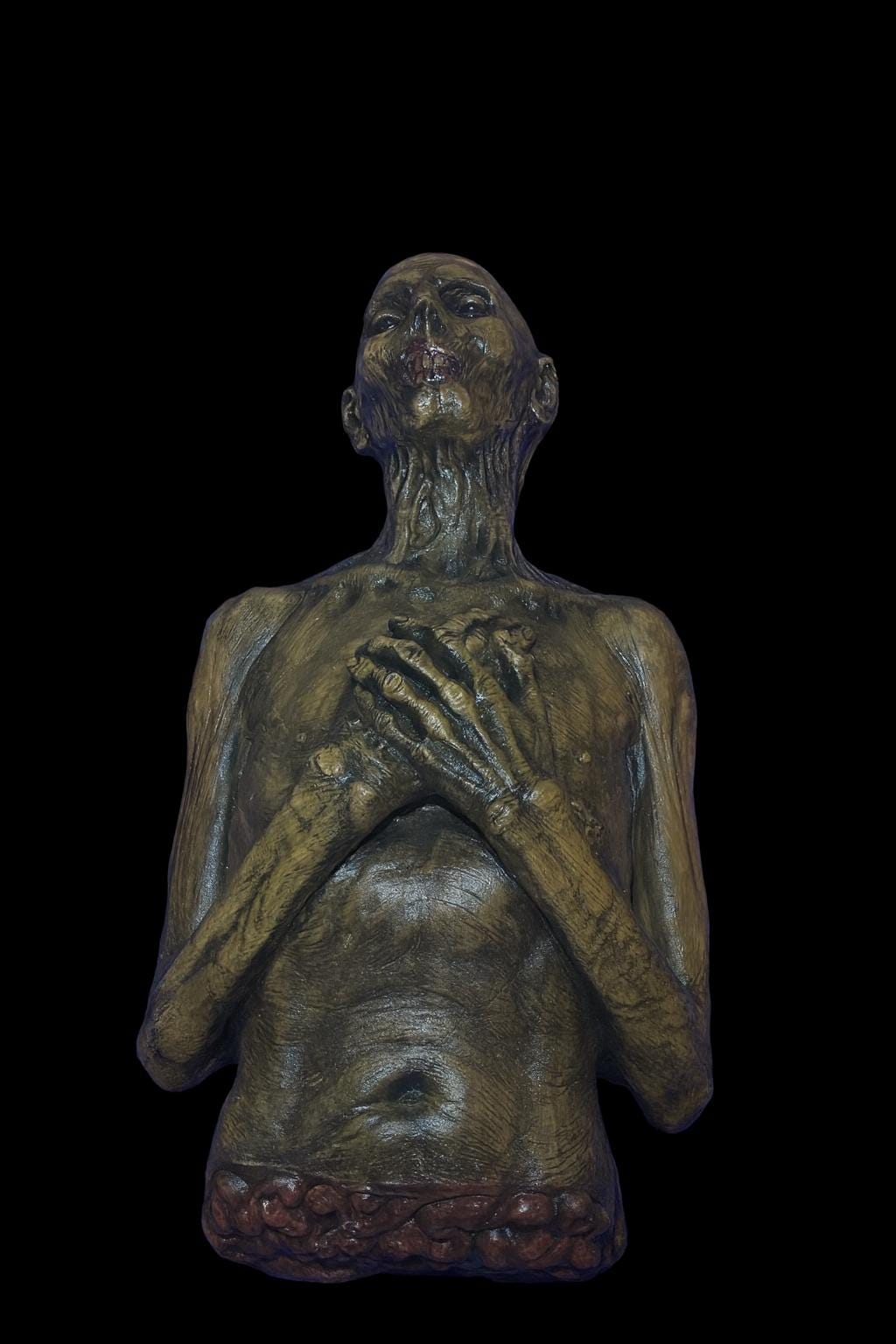 Corpse Half Body Horror Prop. Halloween Haunted Scenery. PICKUP ONLY