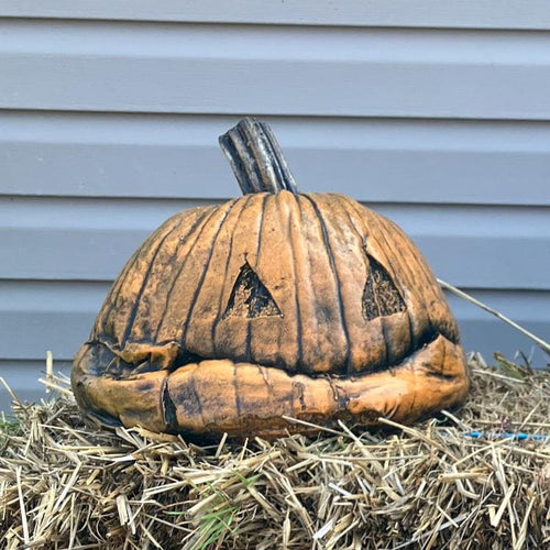 Decayed Smiley Pumpkin Prop __etsy:8174489136