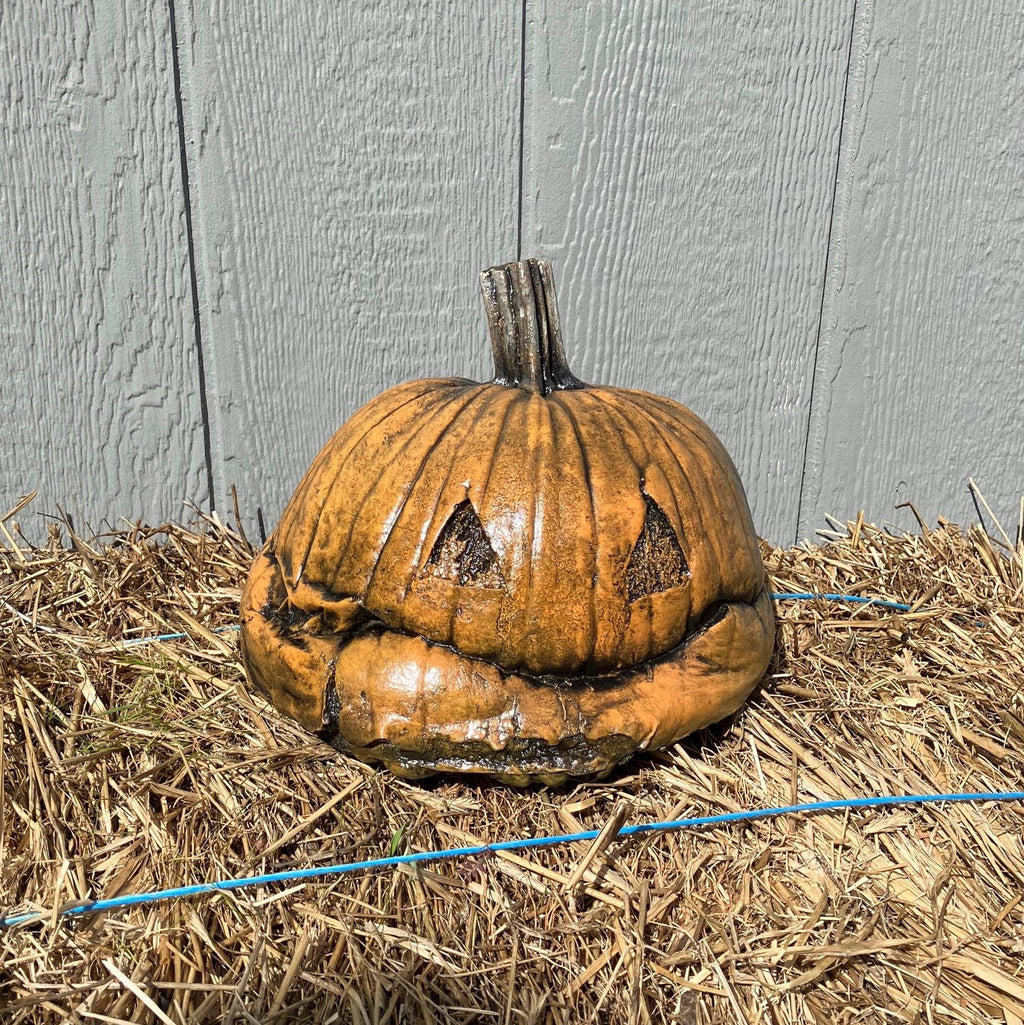 Decayed Smiley Pumpkin Prop __etsy:8174493104
