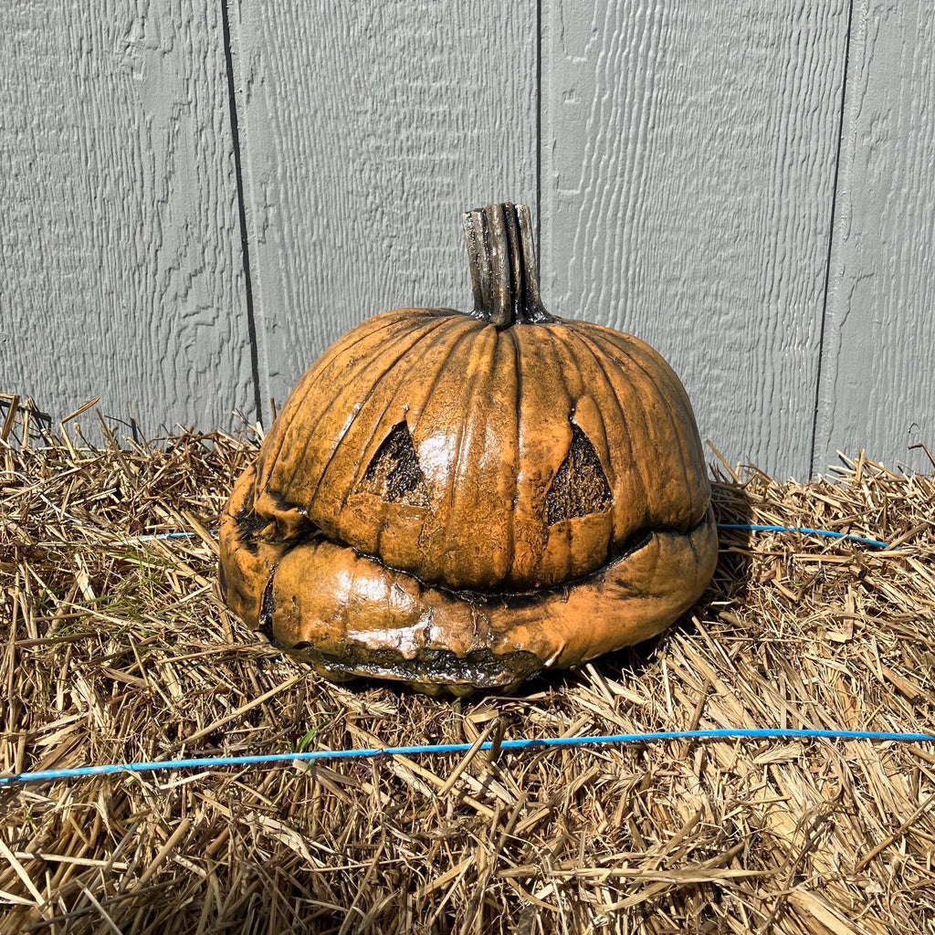 Decayed Smiley Pumpkin Prop __etsy:8222422169