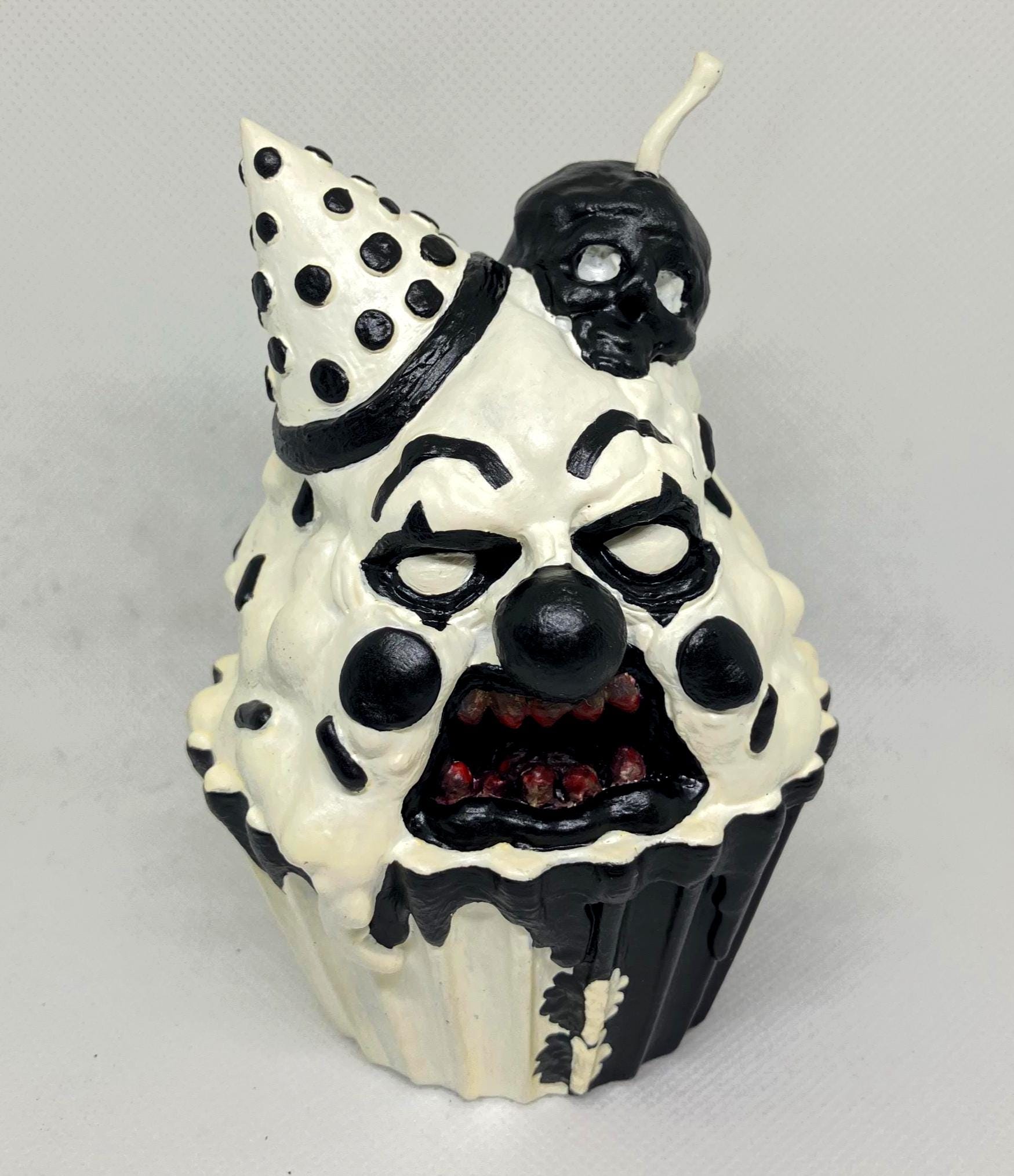 Hand-Painted Monster Cupcake – Creepy Halloween Decor __etsy:7154870028