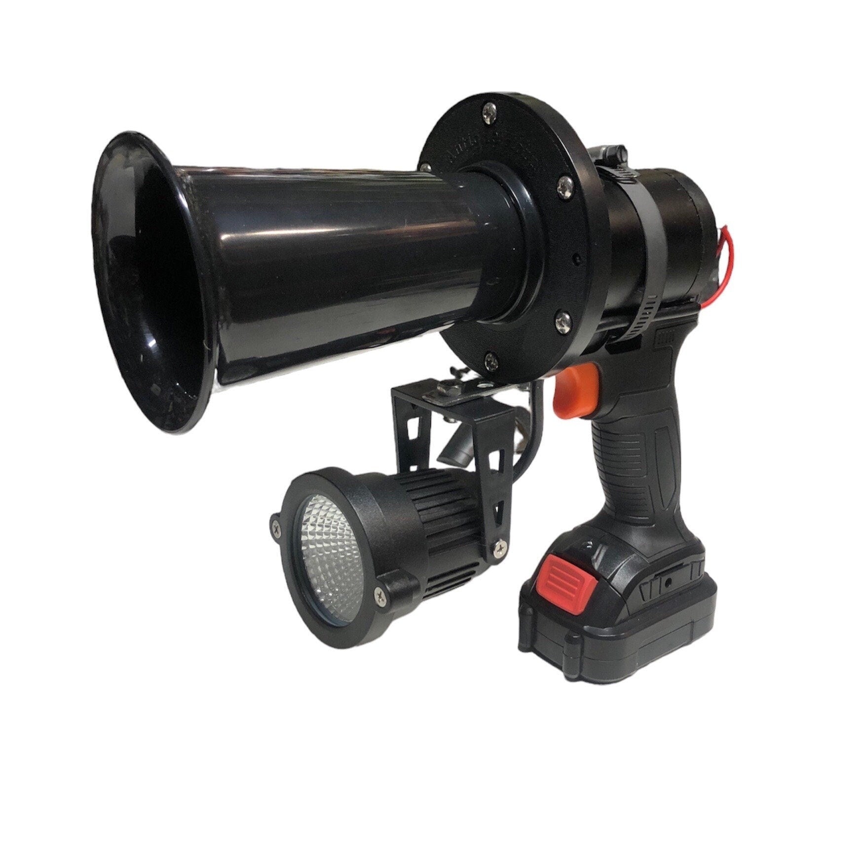 Handheld Air Horn Prop with Light (Bottom Mount) __etsy:5858768182