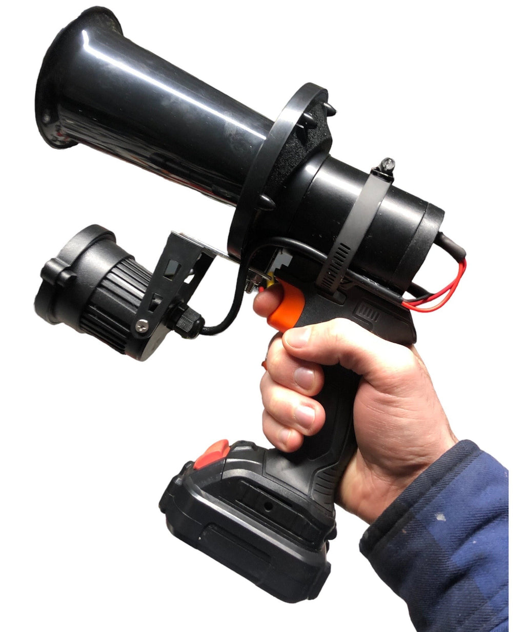Handheld Air Horn Prop with Light (Bottom Mount) __etsy:5906851023