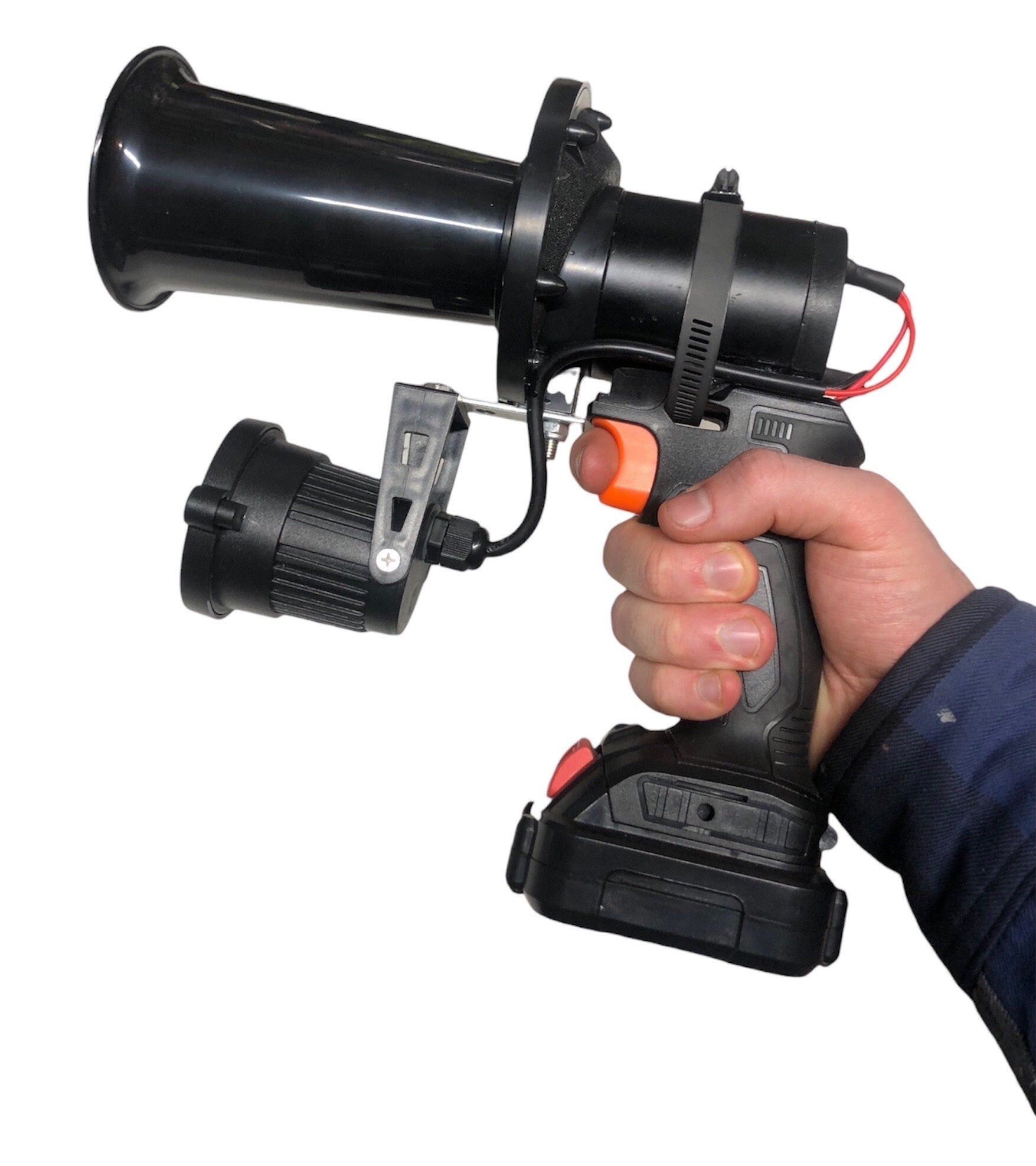 Handheld Air Horn Prop with Light (Bottom Mount) __etsy:5858766542