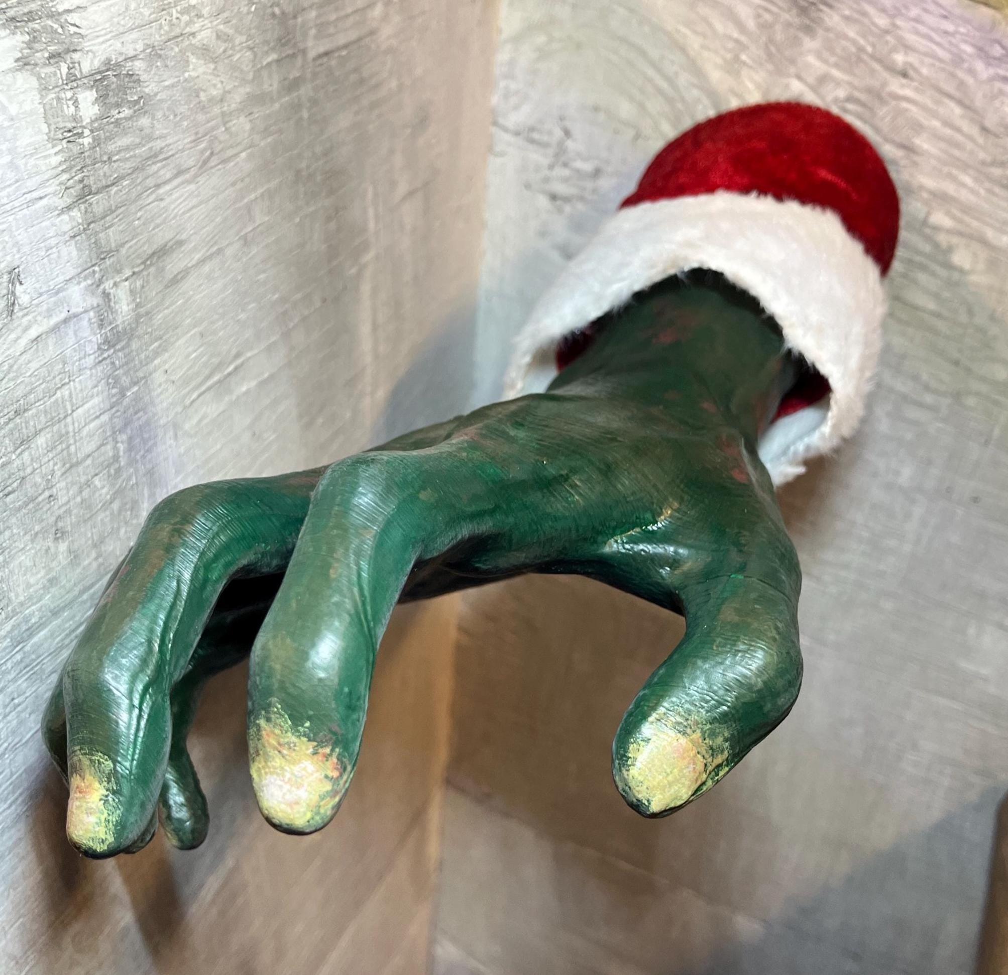 Horror Hands Reaching Out Of Wall __etsy:7565592497