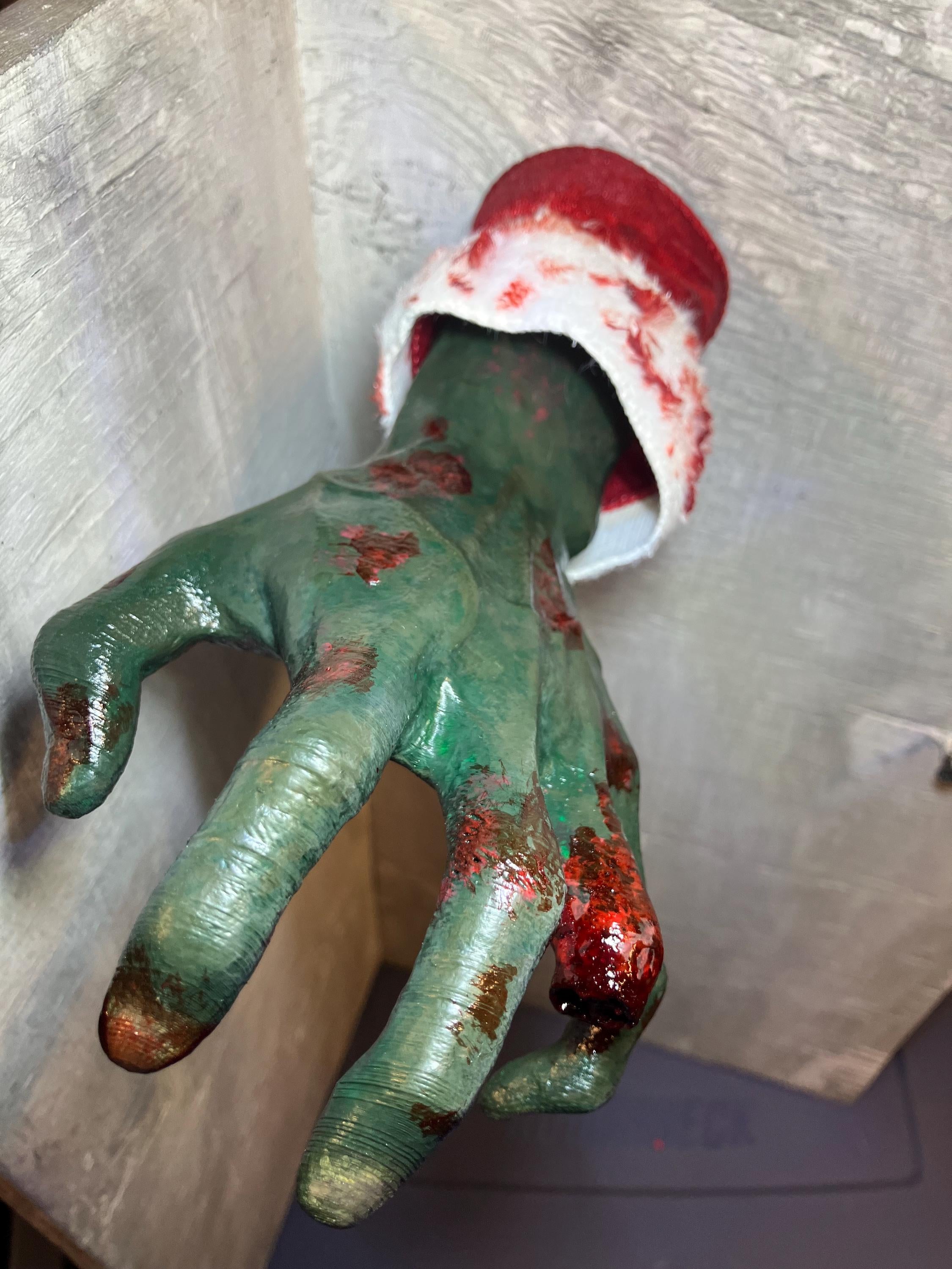 Horror Hands Reaching Out Of Wall __etsy:7547995903