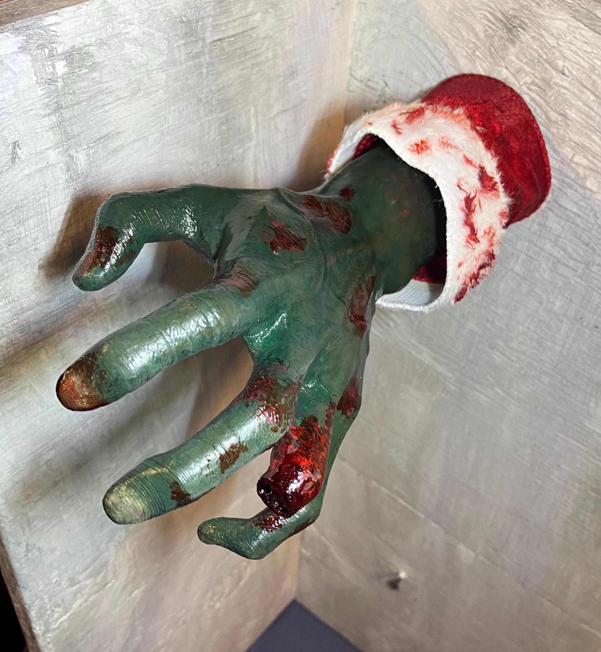 Horror Hands Reaching Out Of Wall __etsy:7517655972