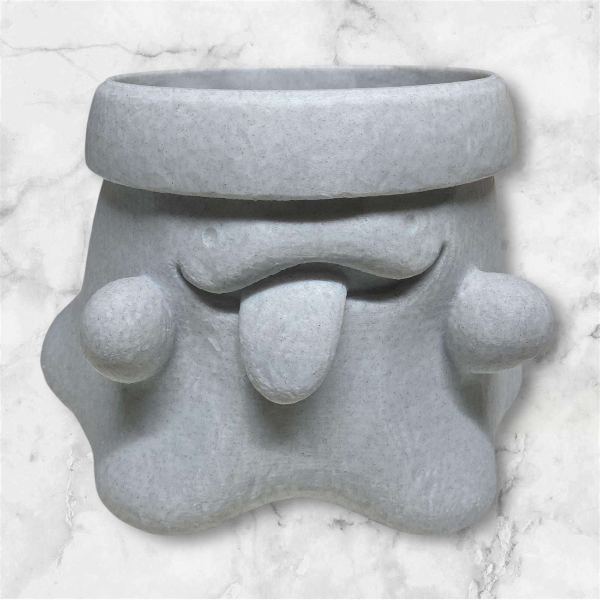 Silly Monster Gumoss Planter Pot __etsy:7039359245