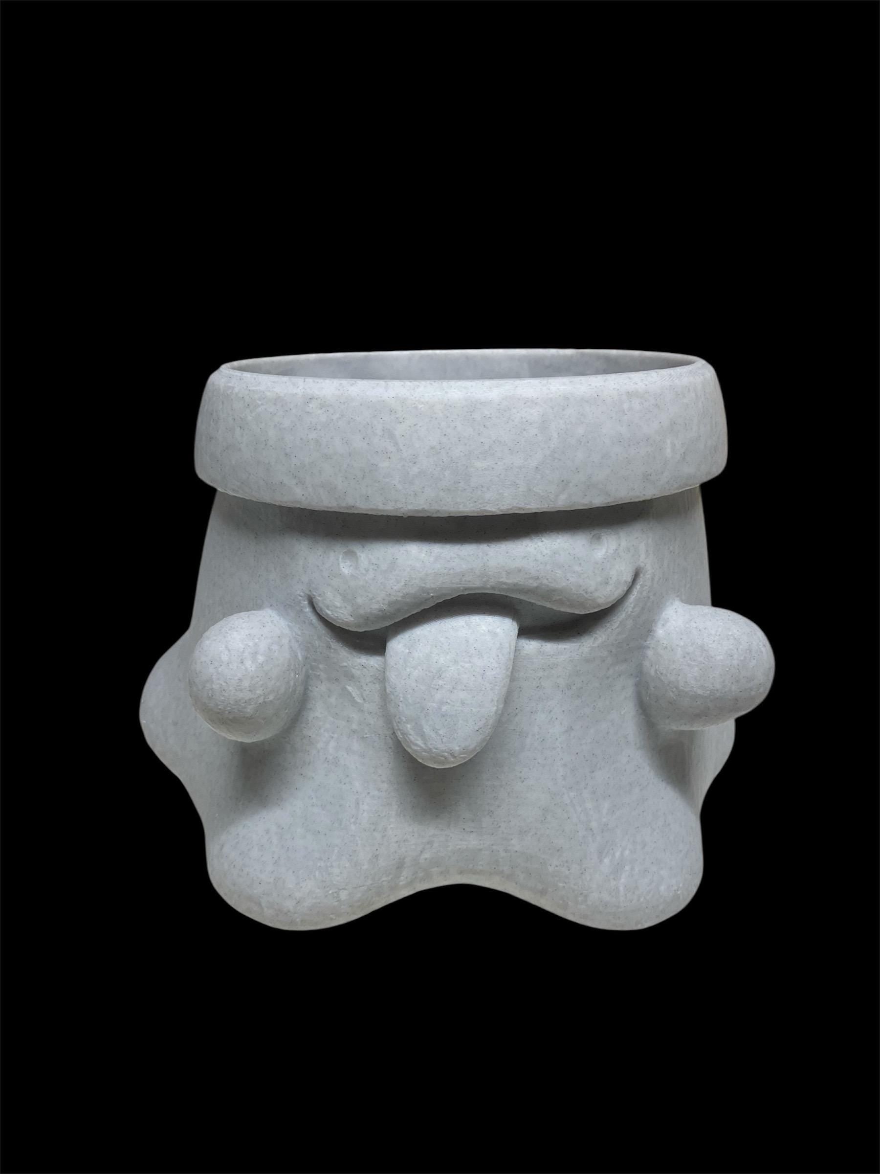 Silly Monster Gumoss Planter Pot __etsy:6991379372