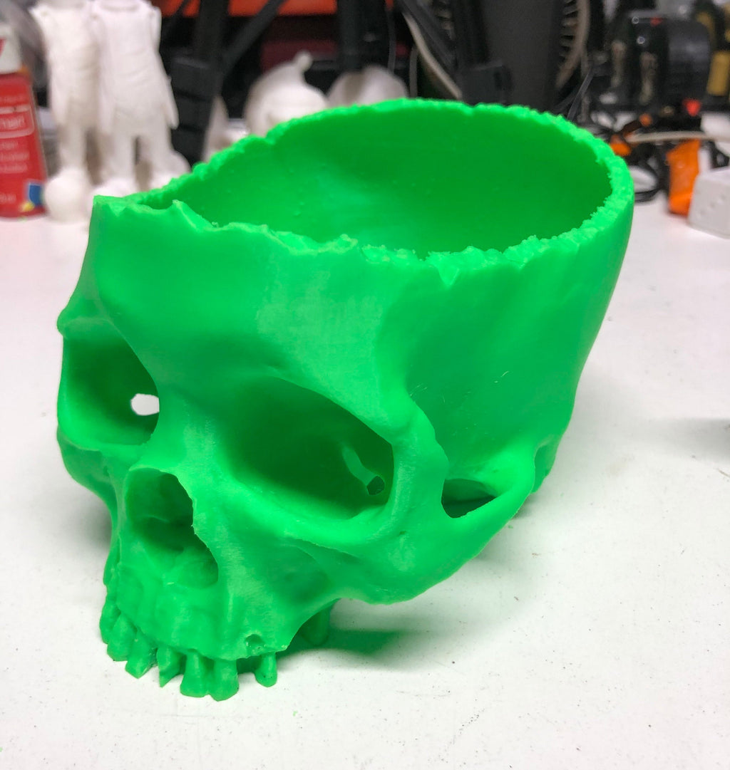 Skull Candy Bowl Halloween Realistic Trick Or Treat __etsy:5295690057