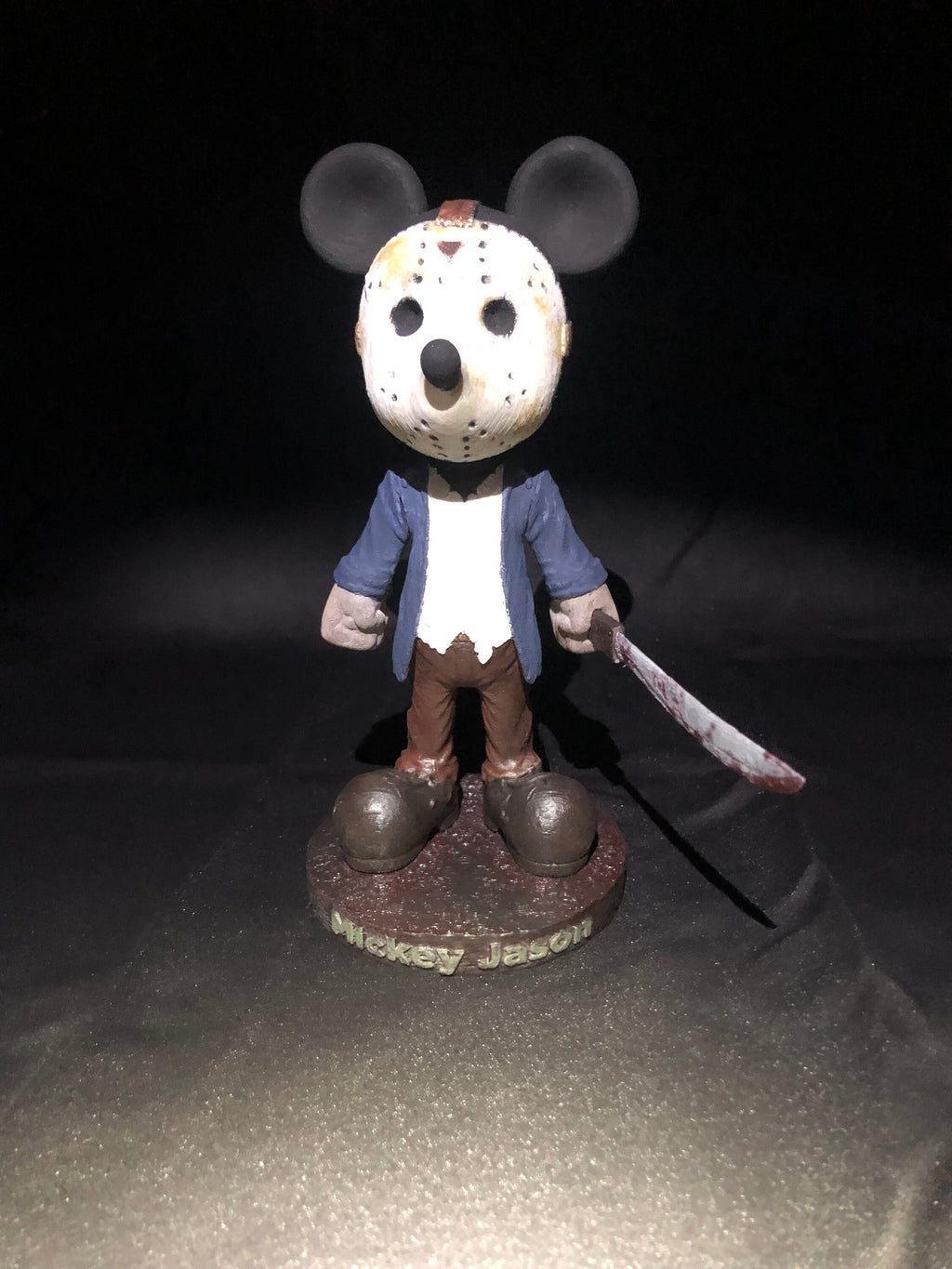 Mickey Mouse Jason Figurine Halloween Friday the 13TH Edition
