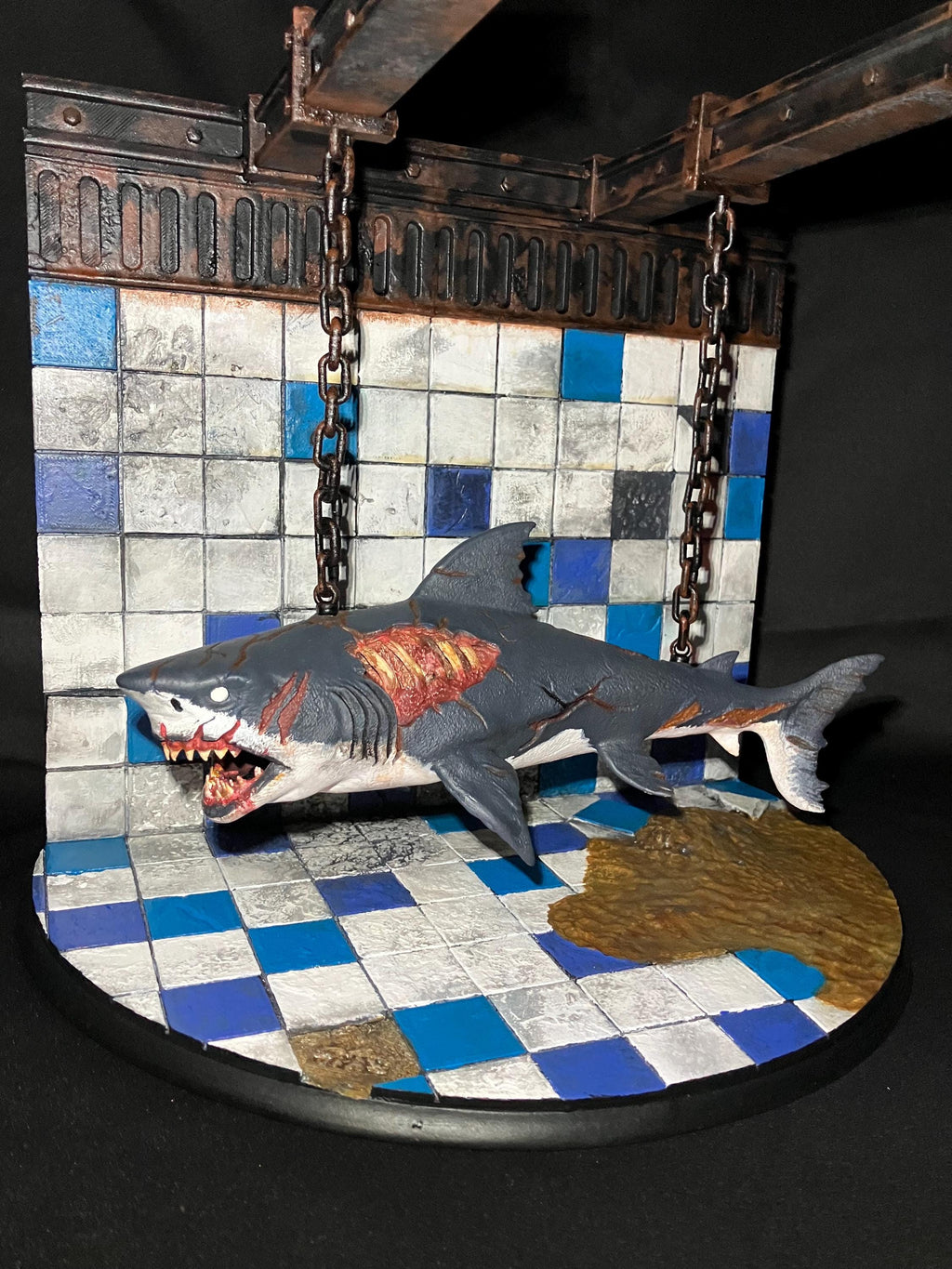Decayed Zombie Shark Decorative Display