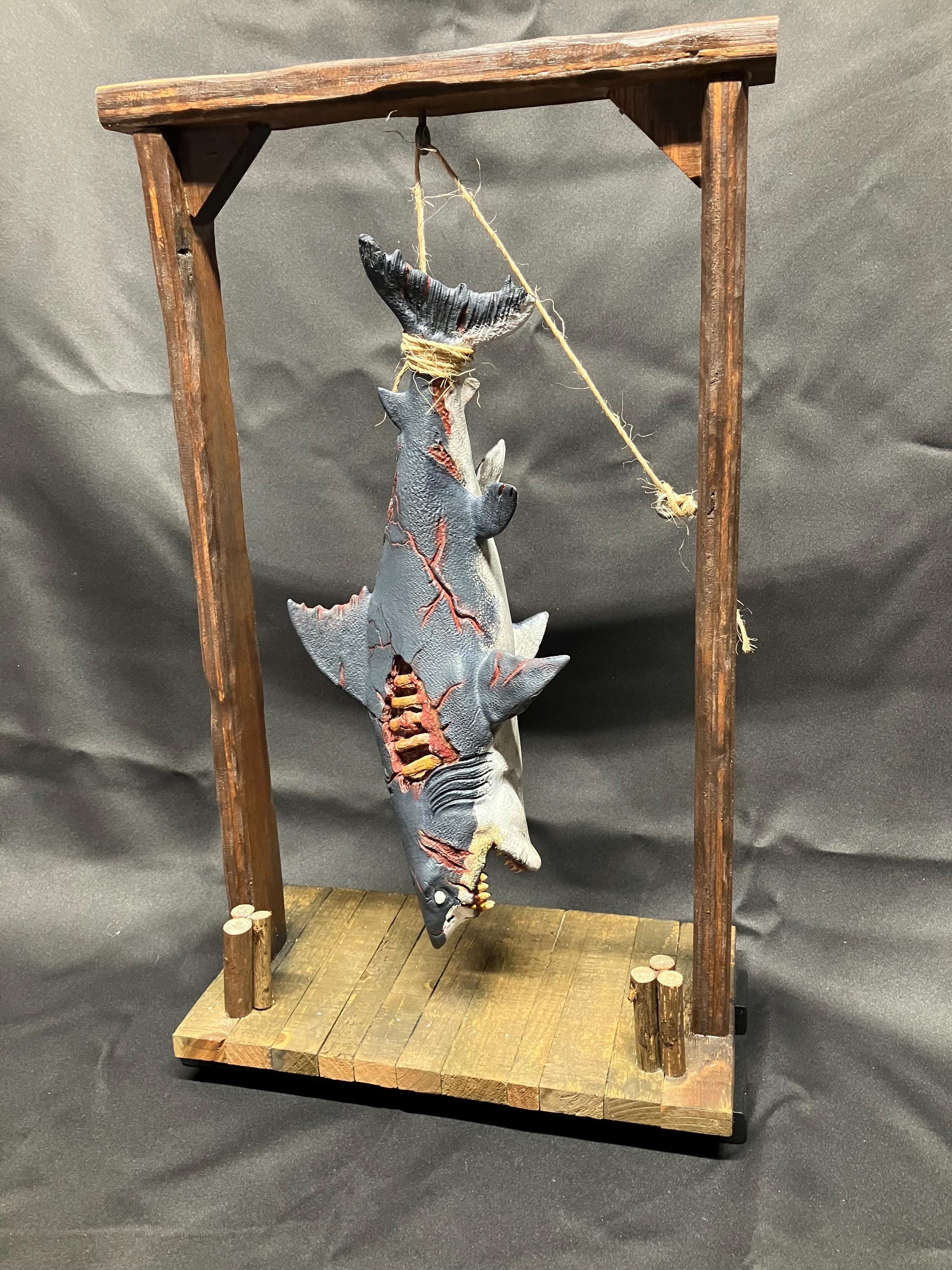 Decayed Zombie Shark Decorative Hanging Dock Display (etsy image id: 6822857243)
