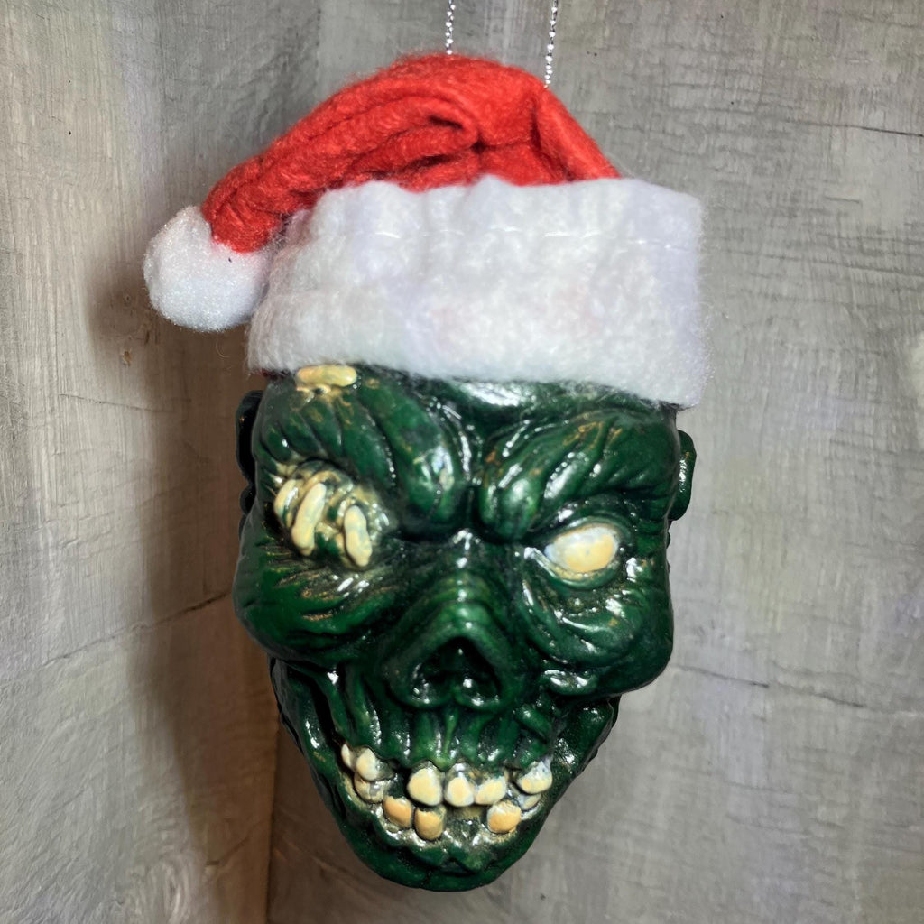 Zombie Head Horror Ornaments & Hanging Squishy Heads