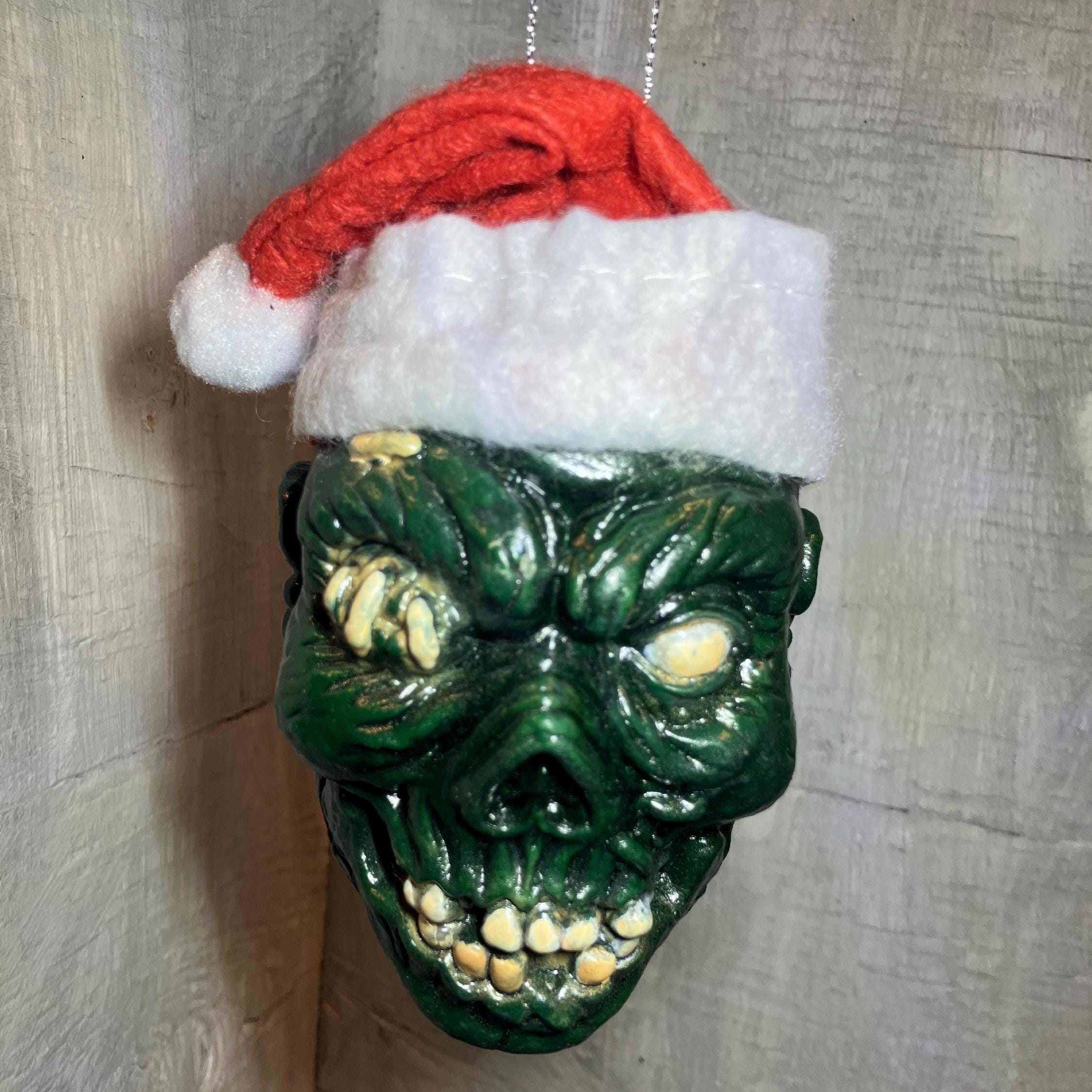 Zombie Head Horror Ornaments & Hanging Squishy Heads