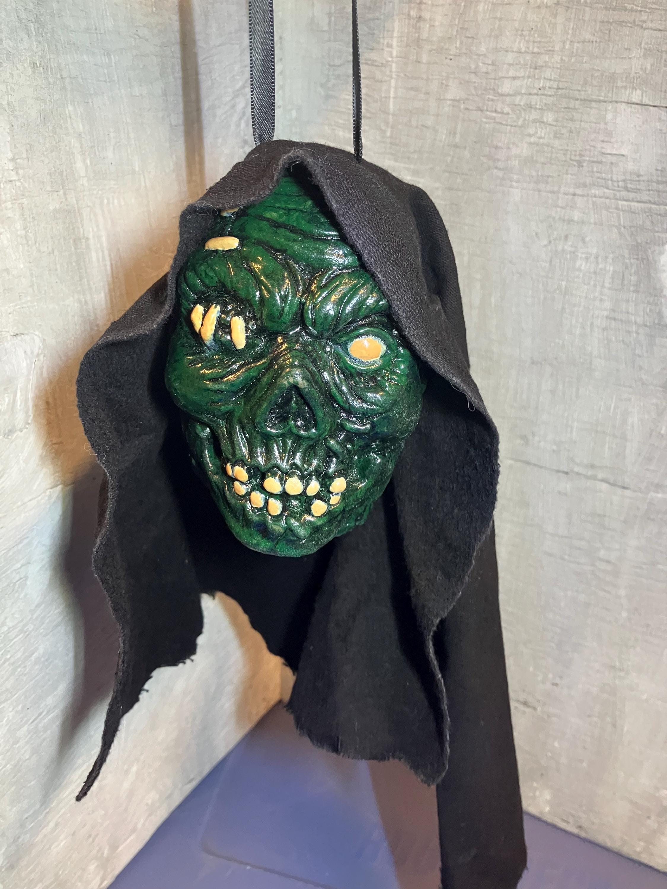 Zombie Head Horror Ornaments & Hanging Squishy Heads