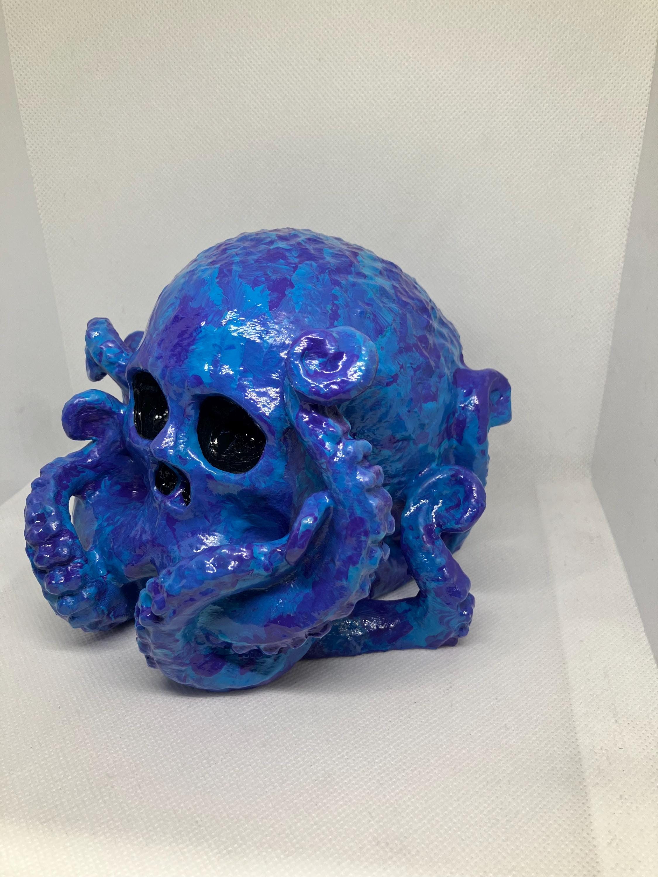 Oceanic Marvel: Captivating OctoSkull Showpiece