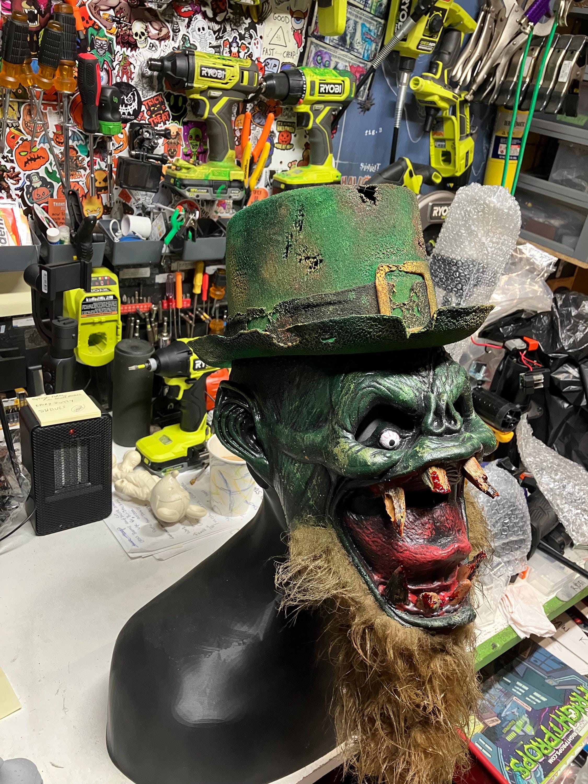Horror Leprechaun Diplacy Mask. Halloween Costumes or Show piece