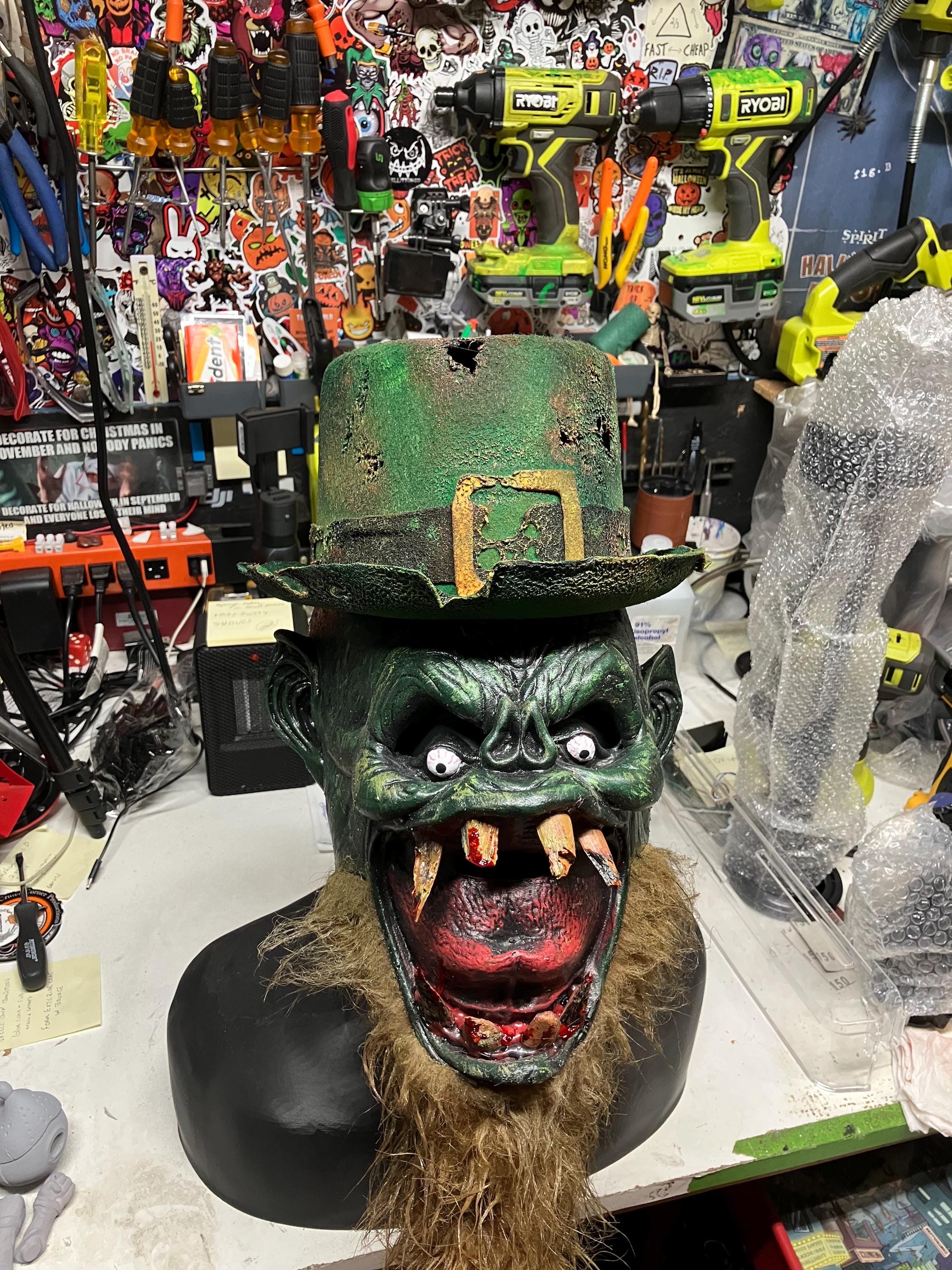 Horror Leprechaun Diplacy Mask. Halloween Costumes or Show piece