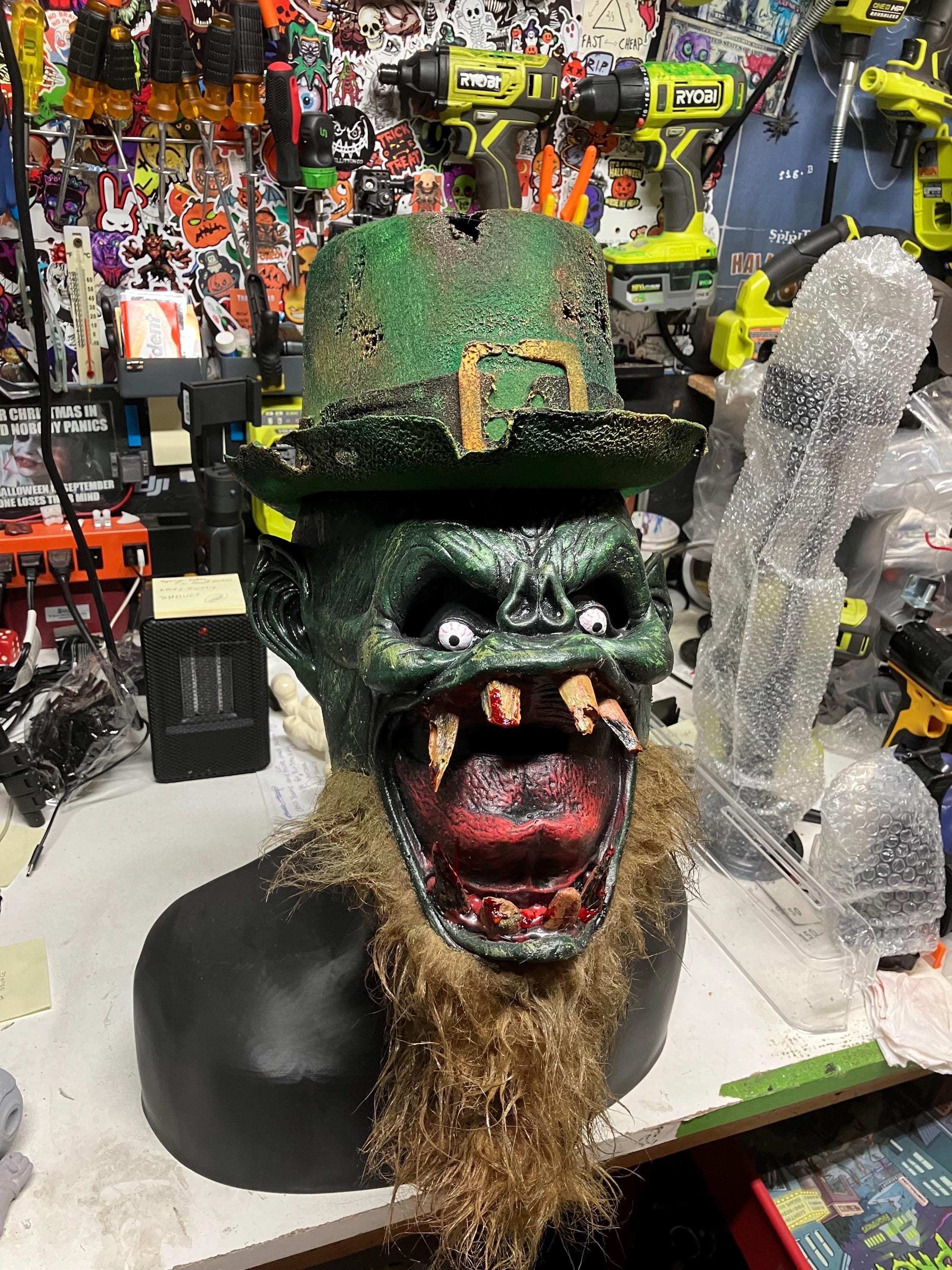 Horror Leprechaun Diplacy Mask. Halloween Costumes or Show piece