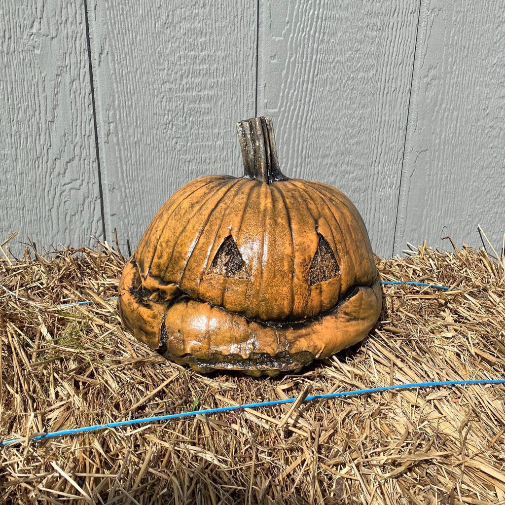 Decayed Smiley Pumpkin Prop __etsy:8190420724