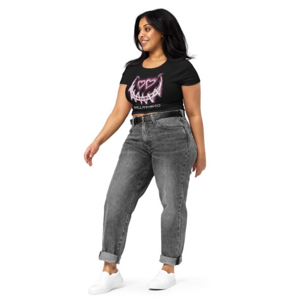 Heart Eyes Crop Tee Snug Fit - Image 6