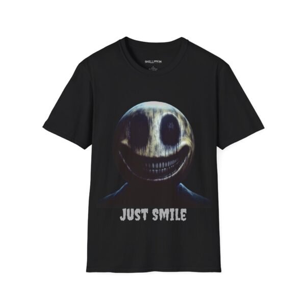 Just Smile Creepy Face Horror Unisex Softstyle T-Shirt