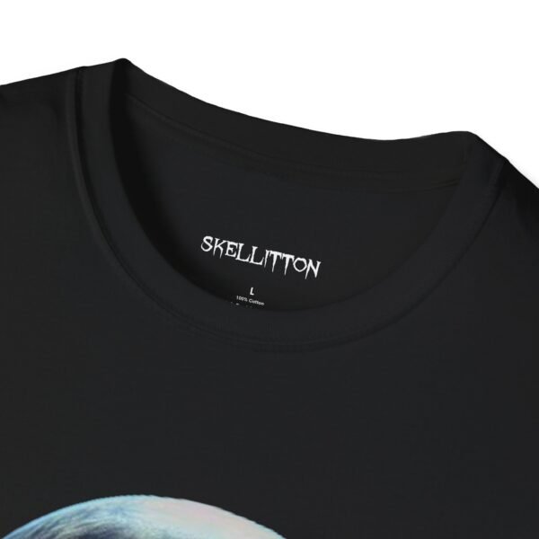 Just Smile Creepy Face Horror Unisex Softstyle T-Shirt - Image 2