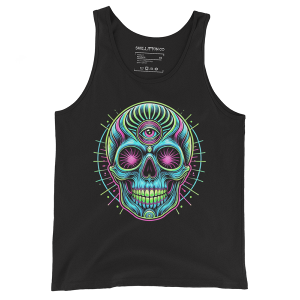 3rd Eye Psychedelic Skull Tank Top