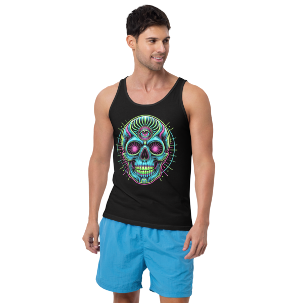 3rd Eye Psychedelic Skull Tank Top - Image 3
