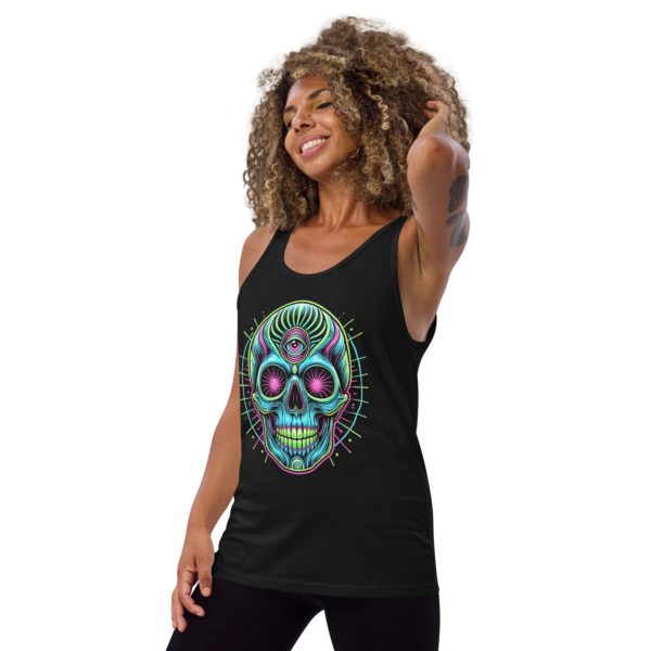 3rd Eye Psychedelic Skull Tank Top - Image 2