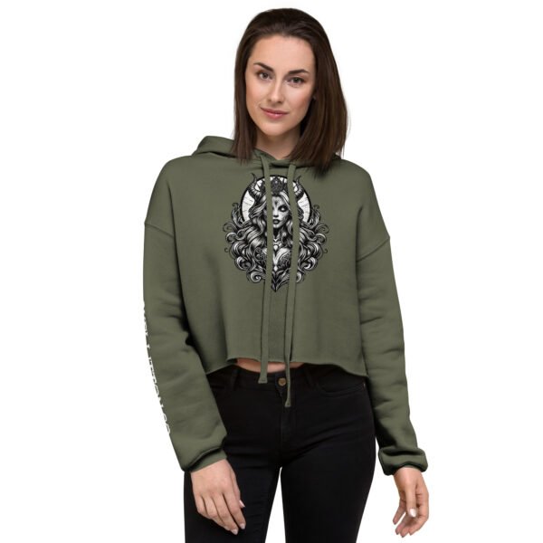 Evil Goddess Crop Hoodie - Image 8