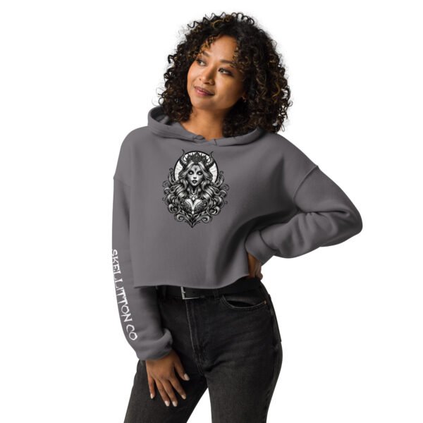 Evil Goddess Crop Hoodie - Image 3