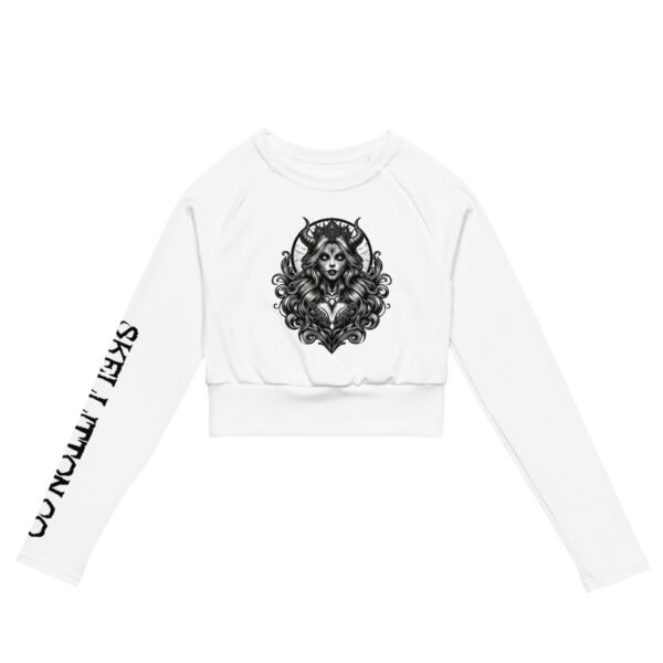 Evil Goddess Athletic Long-sleeve Cropped