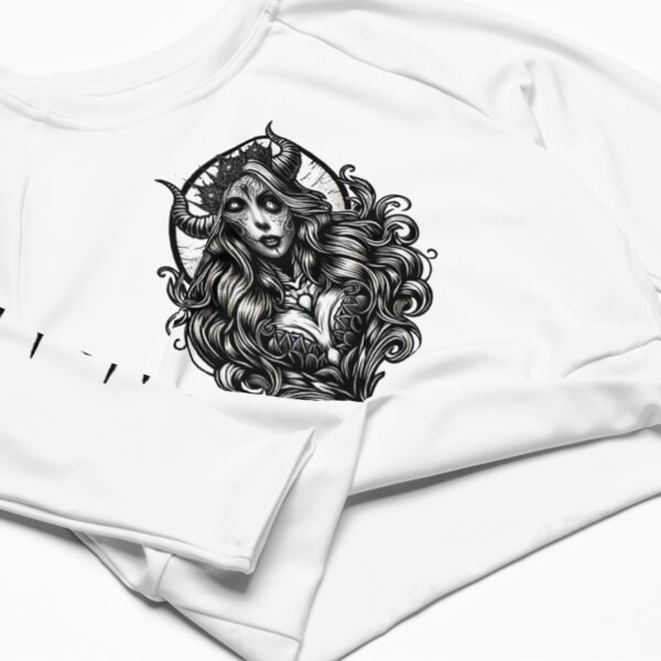 Evil Goddess Athletic Long-sleeve Cropped - Image 3