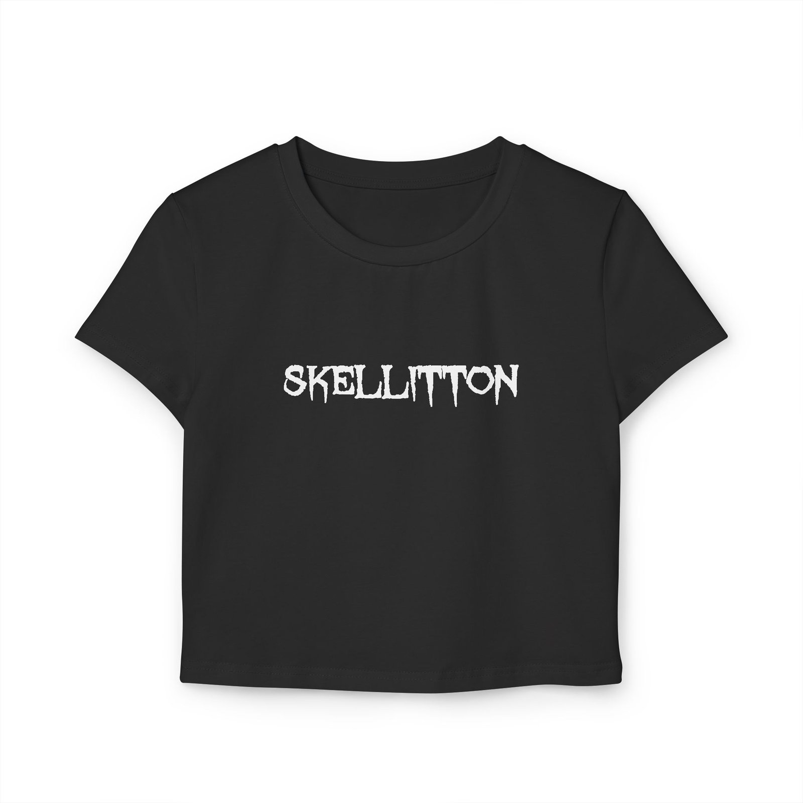 Skellitton Women's Crop Tee Tight Fit - Image 2
